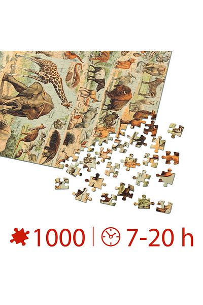 D-Toys Encyclopedia Puzzle - Animals - 1000 pieces