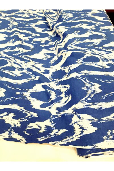 Safir Kumaş Yüzde Yüz Pamuklu Elbiselik Çift En Viskon Kumaş 3 Metre