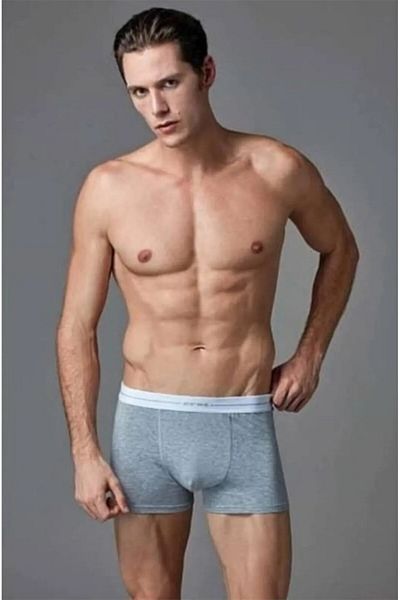 Eros Ανδρικό Μαύρο-Μπλε-Γκρι 3" Βαμβακερό Elastane Boxer THCLVR.1E0.05R.S