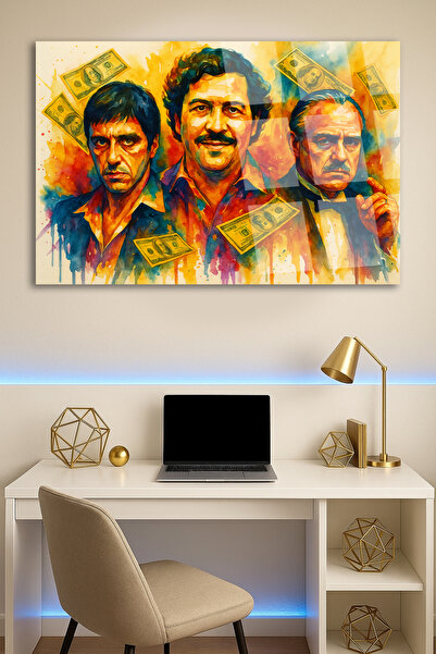 TAULART Jedinstven dizajn Pablo Eskobar, Al Paćino, Vito Korleone Nelomljivi ...