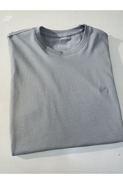 SİMENTİ Super Battal Crew Neck Single Jersey T-Shirt