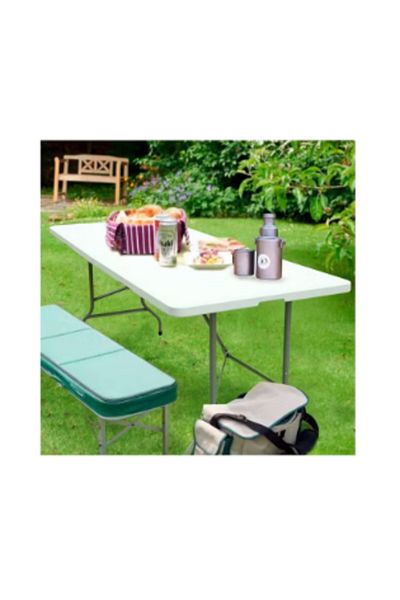 ROYAL ROSE White folding dining table 150 x 72 x 73 cm