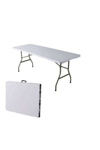 ROYAL ROSE 150 x 70 x 75 cm Lightweight Folding Outdoor Camping Table Made of Heavy Duty Plastic