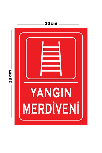 Lucena Metal Fire Escape 20cm X 30cm A4 Size Warning Sign Directional Sign