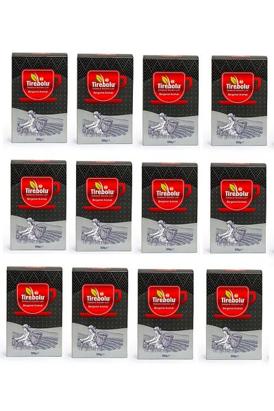 Tirebolu 42 Bergamot Flavored Tea 500 g X 12 Pieces