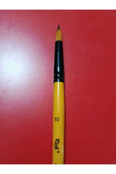 Rich 123 Series Round Tip Multi-Purpose Quality Synthetic Detail Brush No:10