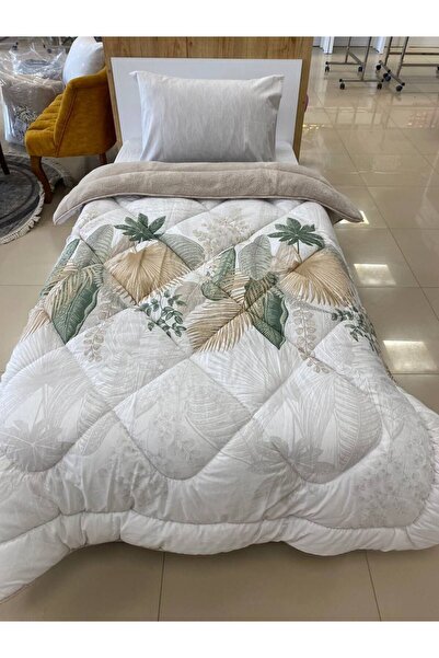 VİLERA HOME TEK KİŞİLİK DESENLİ WELSOFT YORGAN (YASTIK KILIFLI)