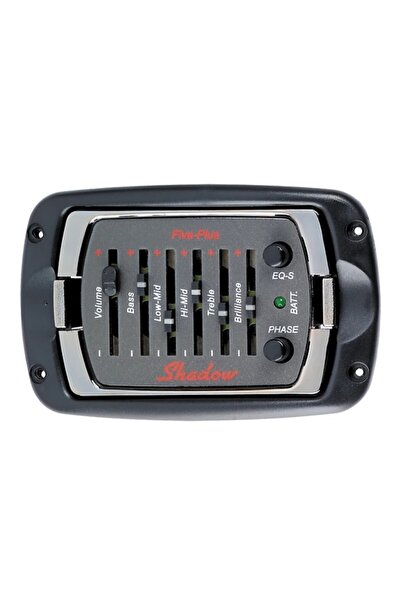 SHADOW SH-FIVE PLUS-A EQ Saz Piezzo Binding 5 Band EQ Preamp/لا يقل عن التقاط...