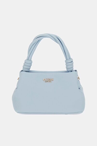 Guess Sansa Top Handle Crossbody Women's Blue Handbag Hwng8476110-Pwb