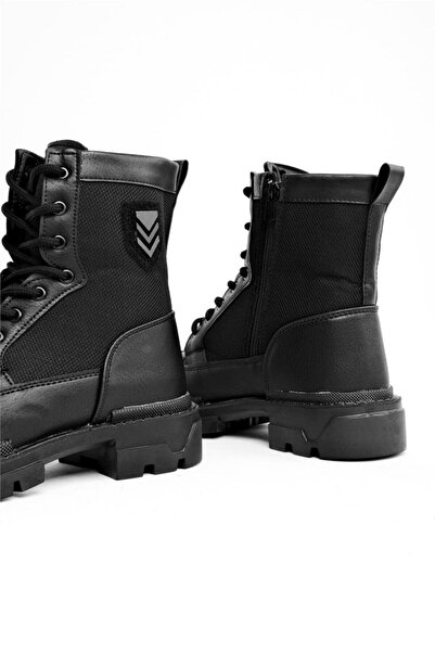 Liger Ανδρικές μπότες με κορδόνια ΜΑΥΡΟ