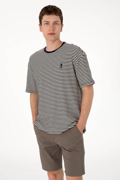 U.S. Polo Assn. SUA Polo Assn. Tricou pentru bărbați Cert bleumarin 2106301