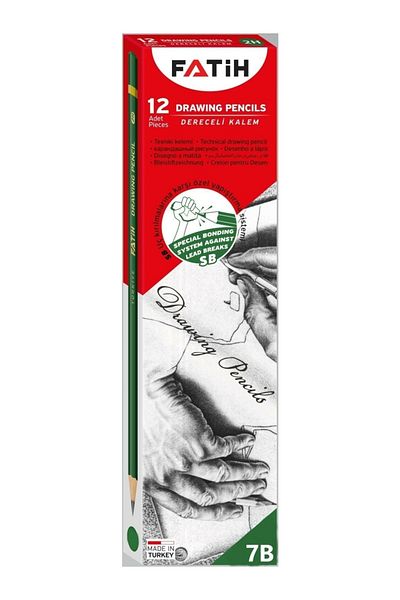 Fatih Dereceli̇ Pencil 7B Pack of 12