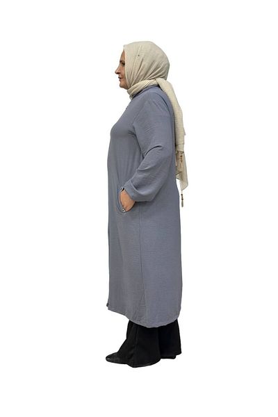 Sevda Kılınç Plus Size Long Ayrobin Wear Out