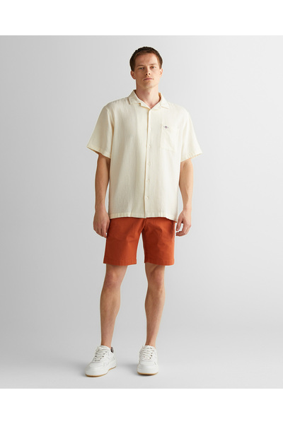 Gant Erkek Turuncu Slim Fit Şort