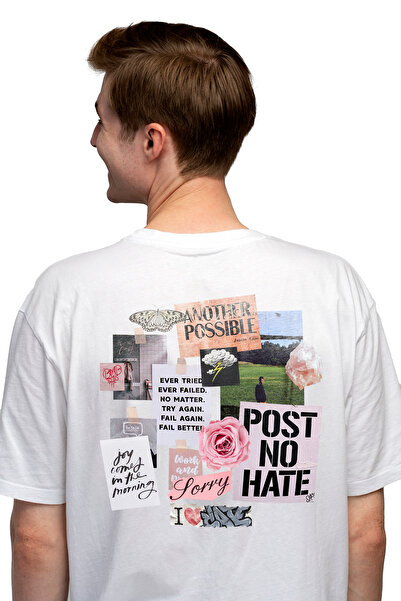 StoryGift Romania Tricou bărbătesc cu diverse postere, mesaj în engleză Post ...