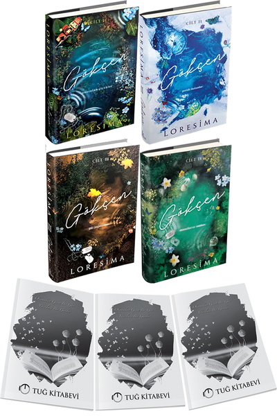 Ephesus Yayınları Gökçen Set 1.2.3.4.Kitaplar Seri Ciltli Loresima 4 Kitap + ...