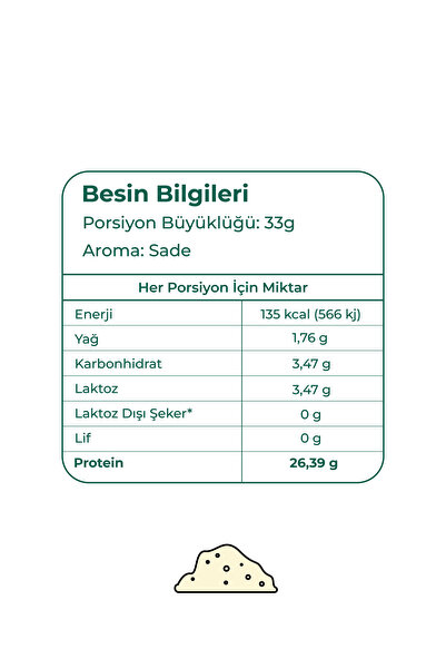 yeşilmarka Whey Protein Tozu - Sade 100 g