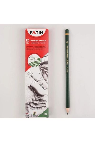 Fatih Dereceli̇ Pencil 3B Pack of 12