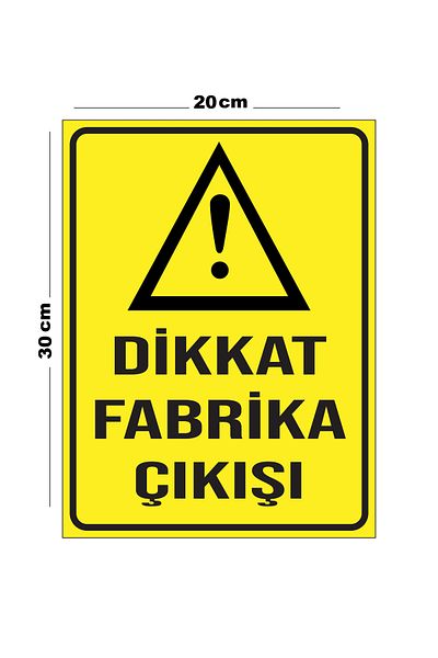 Lucena Metal Attention Factory Outlet 20cm X 30cm A4 Size Warning Sign Directional Sign