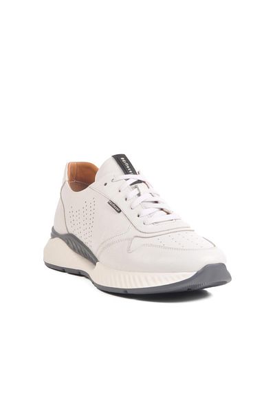 WALKWAY White Genuine Leather Men's Sneaker Dr.Flexer 758803