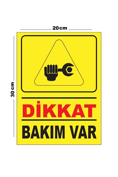 Lucena Metal Caution Care Present 20cm X 30cm A4 Size Warning Sign Directional Sign
