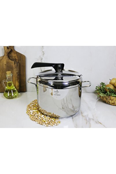 Evita 9 Lt 304 Çelik Düdüklü Tencere Paslanmaz