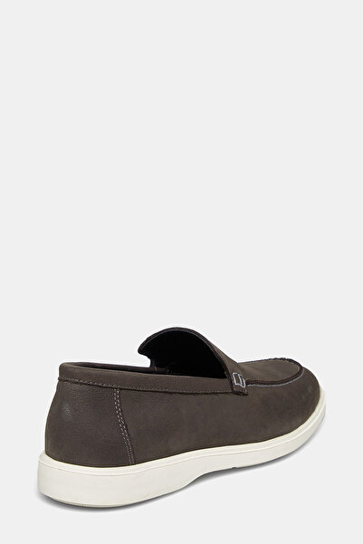 W Collection Anthracite Leather Sports Shoes