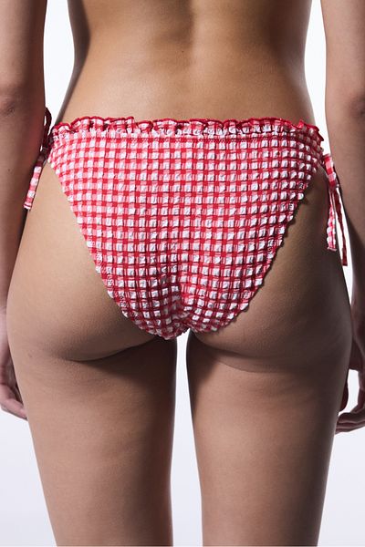 Penti Texas Red Rüschen-Bikinihose zum Binden