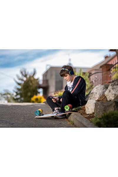 Gogen Căști audio wireless pentru băieți HBTM 32BL, Bluetooth 4.2, volum limitat, microfon