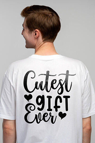 StoryGift Romania Tricou bărbătesc cu inimioare și textul în engleză „cutest ...