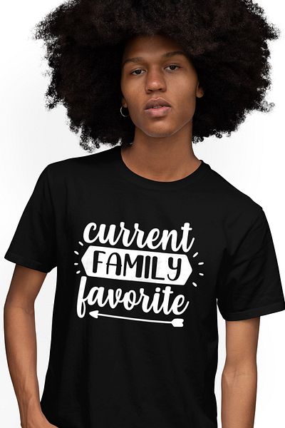 StoryGift Romania Men's T-shirt For The Family's Favorite Child With Text In English With Print On The Front, Stg