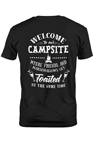 StoryGift Romania Tricou bărbătesc cu mesajul „Bun venit în zona noastră de c...