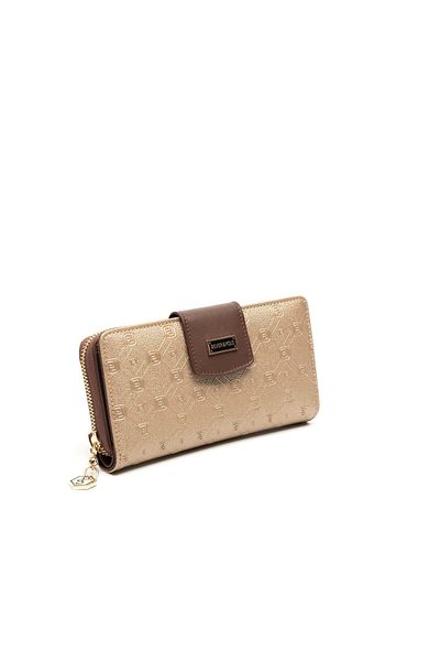 Silver Polo Silver & Polo Bronze - Brown Sp928 Women's Wallet & Card Holder