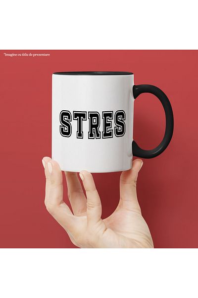 StoryGift Romania Stress Mug, Motivational Message, Inspirational Text, Self Care, 330ml, Ceramic c, With, STG