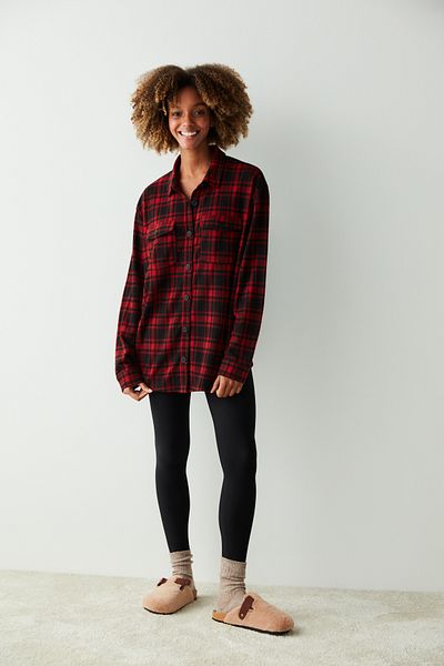 Penti Rose Checked Pajama Top