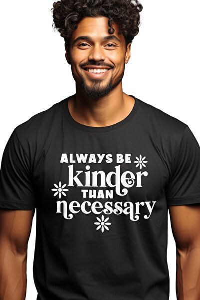 StoryGift Romania Tricou bărbătesc cu floricele de porumb și textul „be Bette...