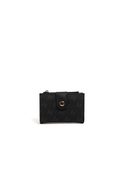 Silver Polo Silver & Polo Black Sp1107 Women's Wallet & Card Holder