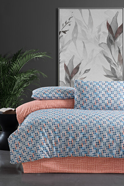 Fabric Box Set cuvertură de pilota din bumbac - Terra pentru doi