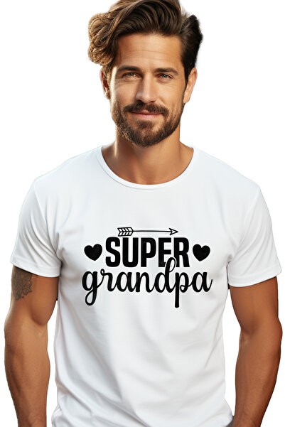 StoryGift Romania Tricou Barbati cu inimioare pentru un bunic apreciat si bun...