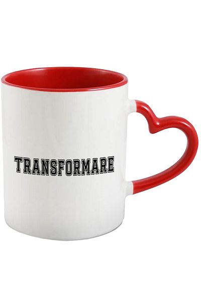 StoryGift Romania Transformation Mug, Motivational Message, Inspirational Text, Self Care, 330ml, Sky, With, STG