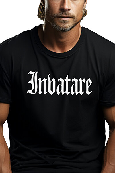 StoryGift Romania Tricou bărbătesc Învățare, Mesaj motivațional, Cuvânt, Text...