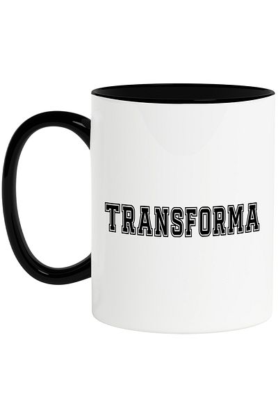 StoryGift Romania Transforma Mug, Motivational Message, Inspirational Text, Self Care, 330ml, Ceram, Cu, STG