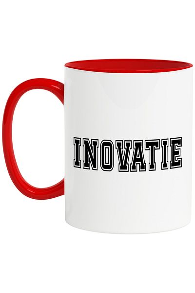 StoryGift Romania Innovation Mug, Motivational Message, Inspirational Text, Self Care, 330ml, Ceramic, With ,STG