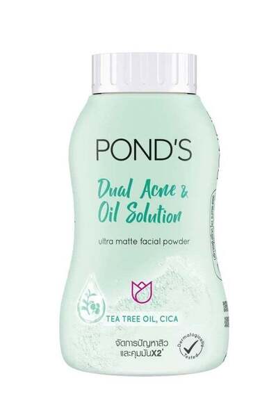 Ponds Pond’s Dual Acne & Oil Solution Ultra Matte Facial Powder - With Tea Tree Oil & Cica