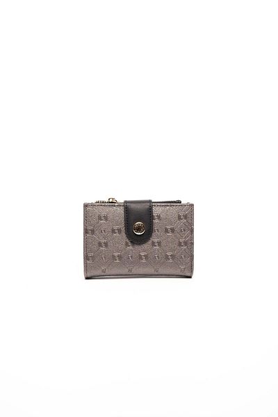 Silver Polo Silver & Polo Platinum - Black Sp1107 Women's Wallet & Card Holder