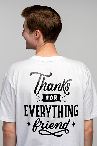 StoryGift Romania Tricou Barbati cu textul in engleza "Thanks for everything,...