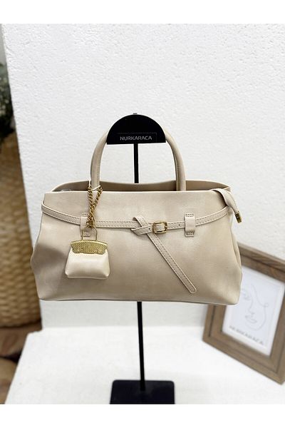 Jacquline 6205 Bag with Charm Accessories Both Hand and Shoulder Bag Women