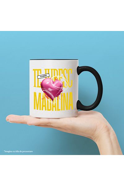 StoryGift Romania Cana Te Iubesc Madalina, Dragoste, Inima, Iubire, Sfantul Valentin, Dragobete, V, Cu ,STG