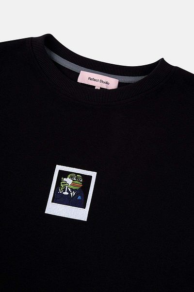 Paribu Gatsby Pepe Supersoft Sweatshirt - Black