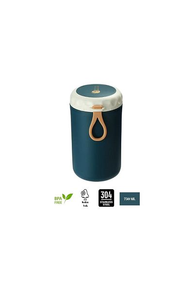 Vagonlife Vagon Steel Lunch Box 750 ml Dark Green